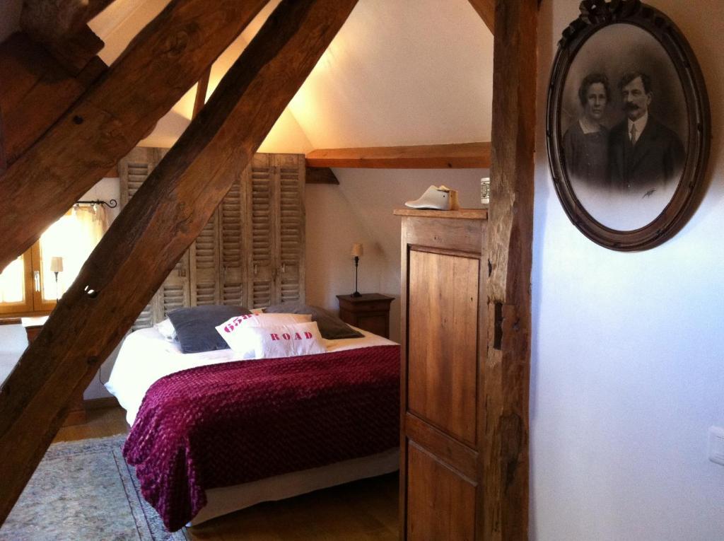 Chambres D'Hotes La Levriere Saint-Denis-le-Ferment Szoba fotó