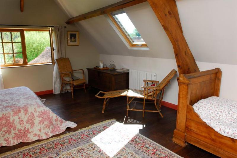 Chambres D'Hotes La Levriere Saint-Denis-le-Ferment Szoba fotó